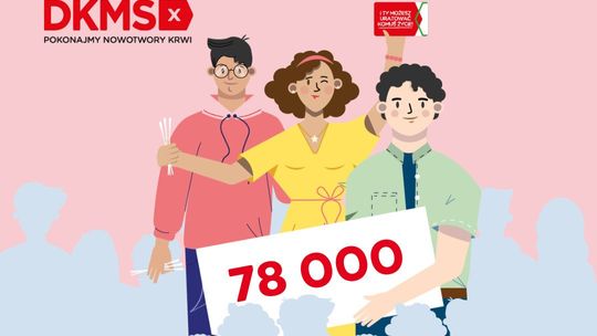 78 000 osób w Polsce dołączyło do bazy potencjalnych dawców szpiku. Fundacja DKMS podsumowała 2022 rok