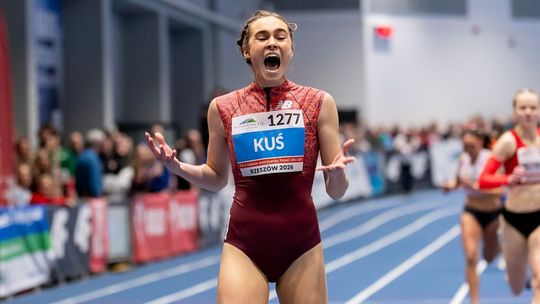 Anastazja Kuś i Iwo Urbanowicz medalistami halowych mistrzostw Polski U20