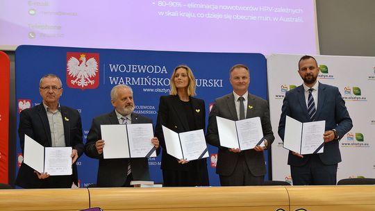 List intencyjny podpisany w Olsztynie. Nowy etap profilaktyki HPV