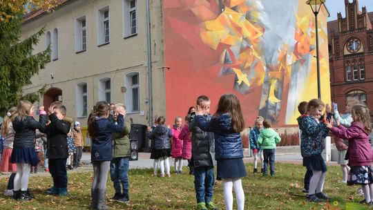Nowy mural w Olsztynie oficjalnie odsłonięty