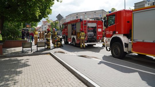 Pożar w Archiwum Państwowym w Olsztynie. Wspólnie ćwiczenia służb
