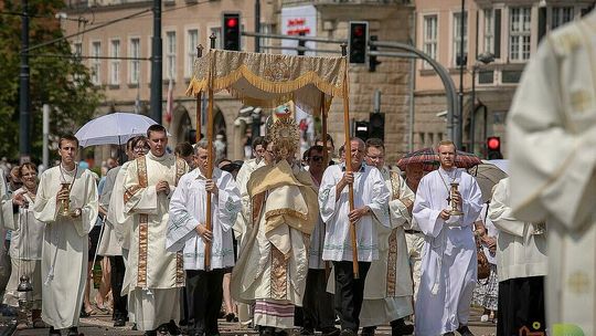 Procesje Bożego Ciała w Olsztynie