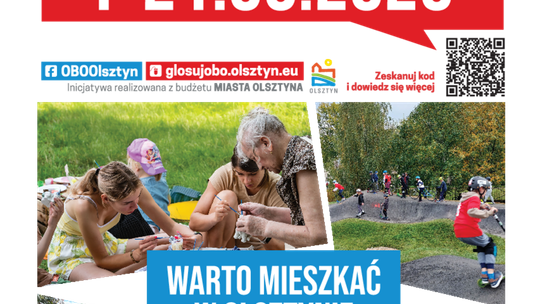 Rusza głosowanie w Olsztyńskim Budżecie Obywatelskim