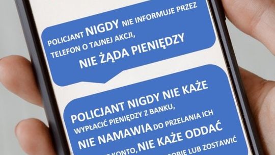 Seniorze! Nie daj się oszukać metodą "na policjanta czy na wnuczka"