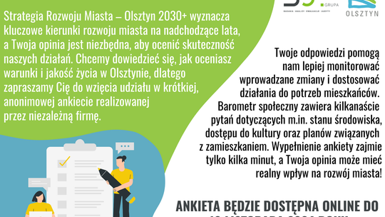 Strategia Rozwoju Olsztyna - wypełnij ankietę