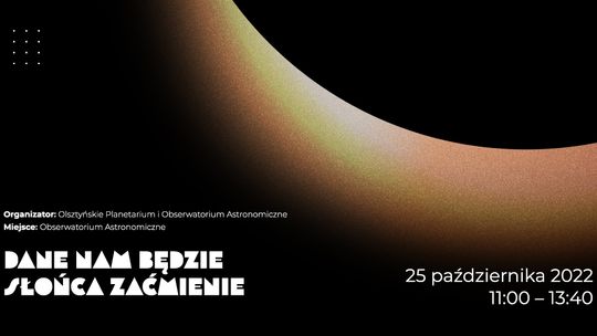 W obserwatorium pokażą zaćmienie Słońca