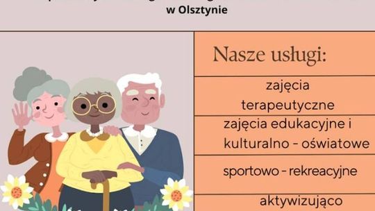 Wolne miejsca w Dziennym Domu Senior+ w Olsztynie
