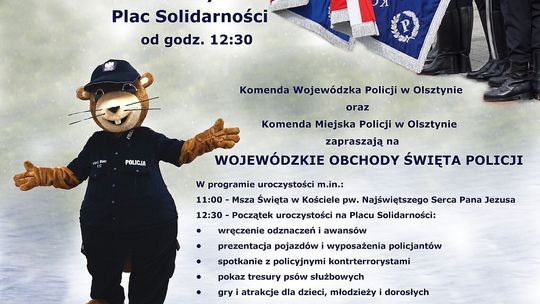 Zapraszamy na Wojewódzkie Obchody Święta Policji