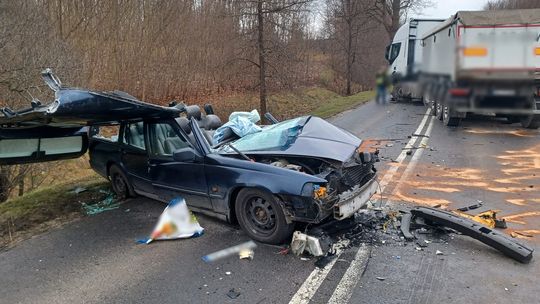 Zdarzenie drogowe na ul. Bałtyckiej w Olsztynie