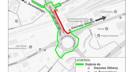 Zmiana organizacji ruchu na wiadukcie przy ul. Limanowskiego