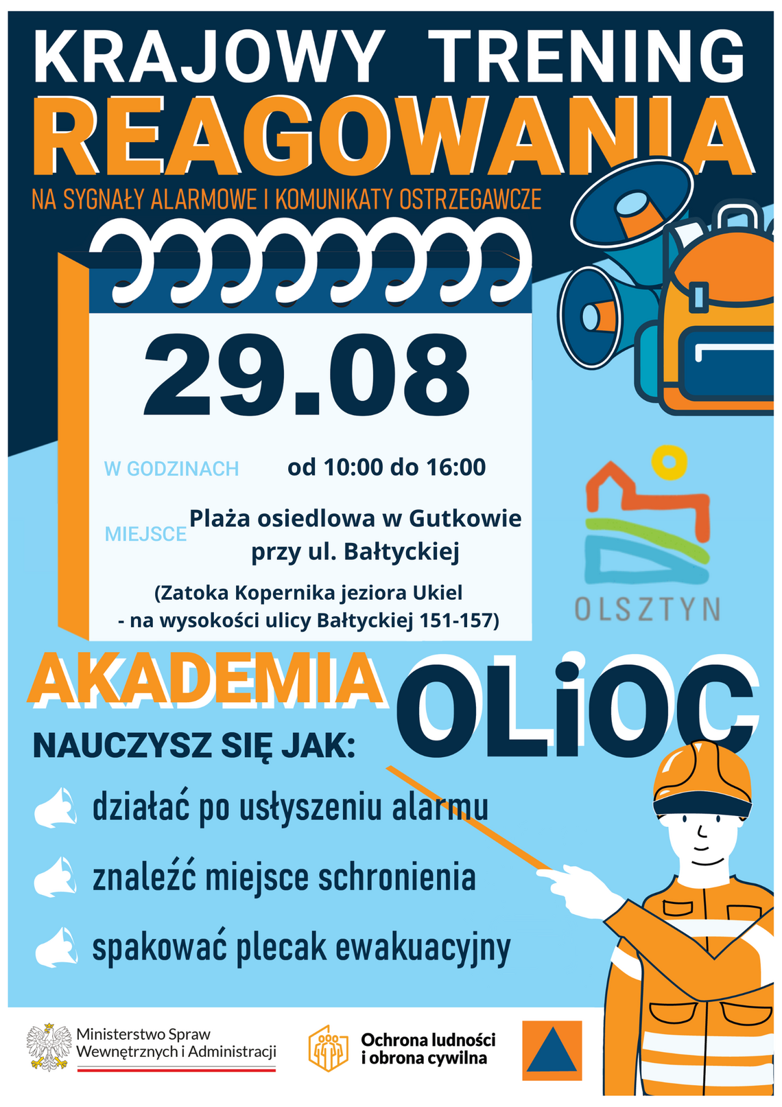 Akademia bezpieczeństwa na plaży w Gutkowie Akademia bezpieczeństwa na plaży w Gutkowie