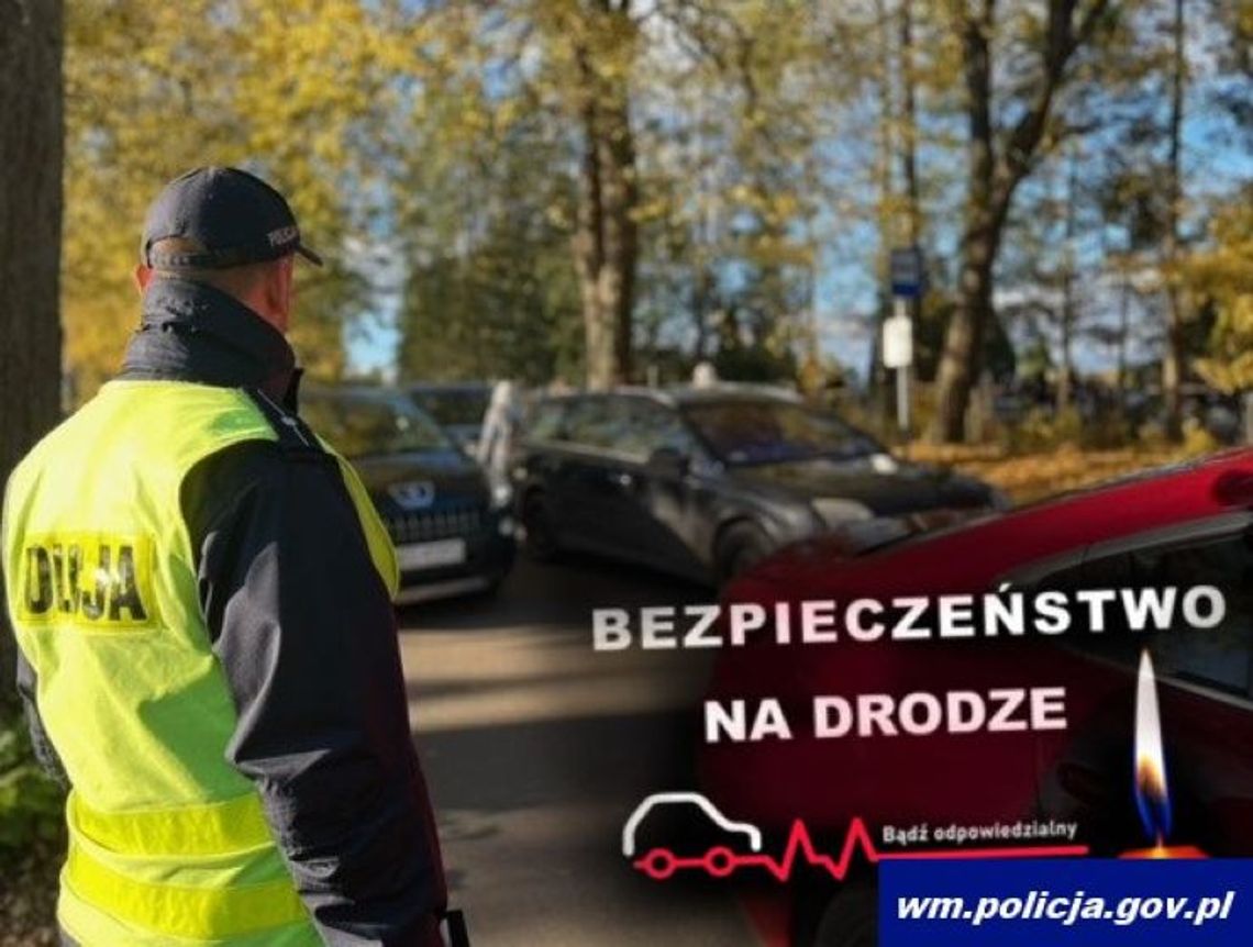 Akcja „Znicz 2024”- policjanci zadbają o bezpieczeństwo