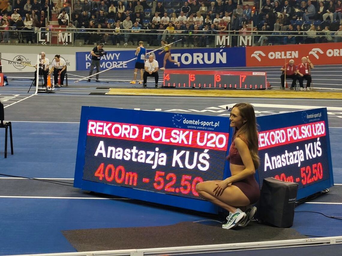 Anastazja Kuś rekordzistką Polski juniorek w biegu na 400 metrów!