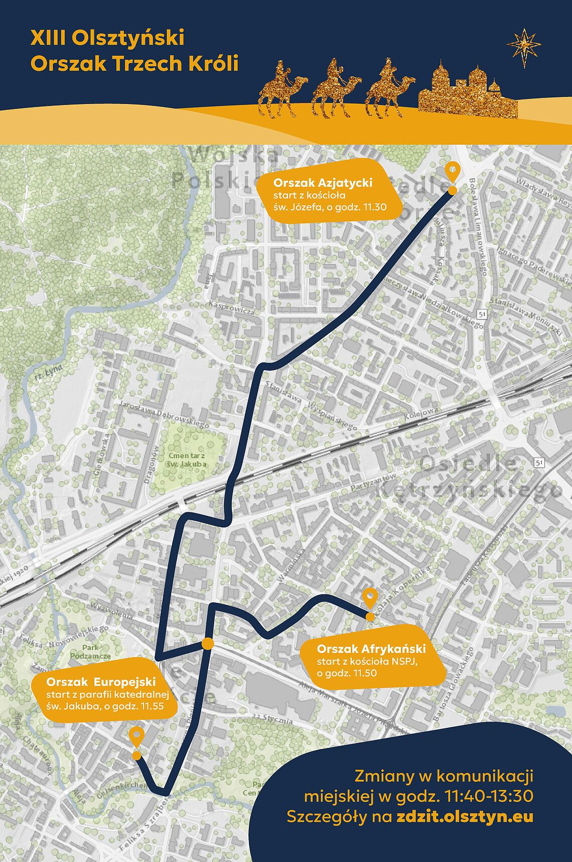 Kolorowy orszak przejdzie ulicami miasta Kolorowy orszak przejdzie ulicami miasta