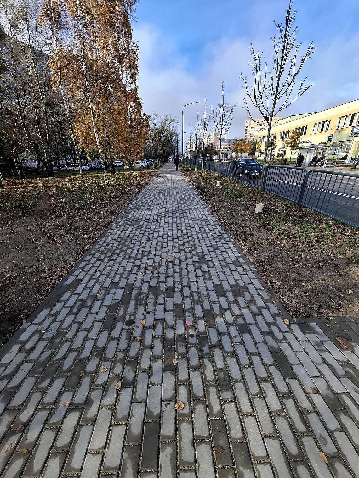 Nowy chodnik na Żołnierskiej już gotowy Nowy chodnik na Żołnierskiej już gotowy