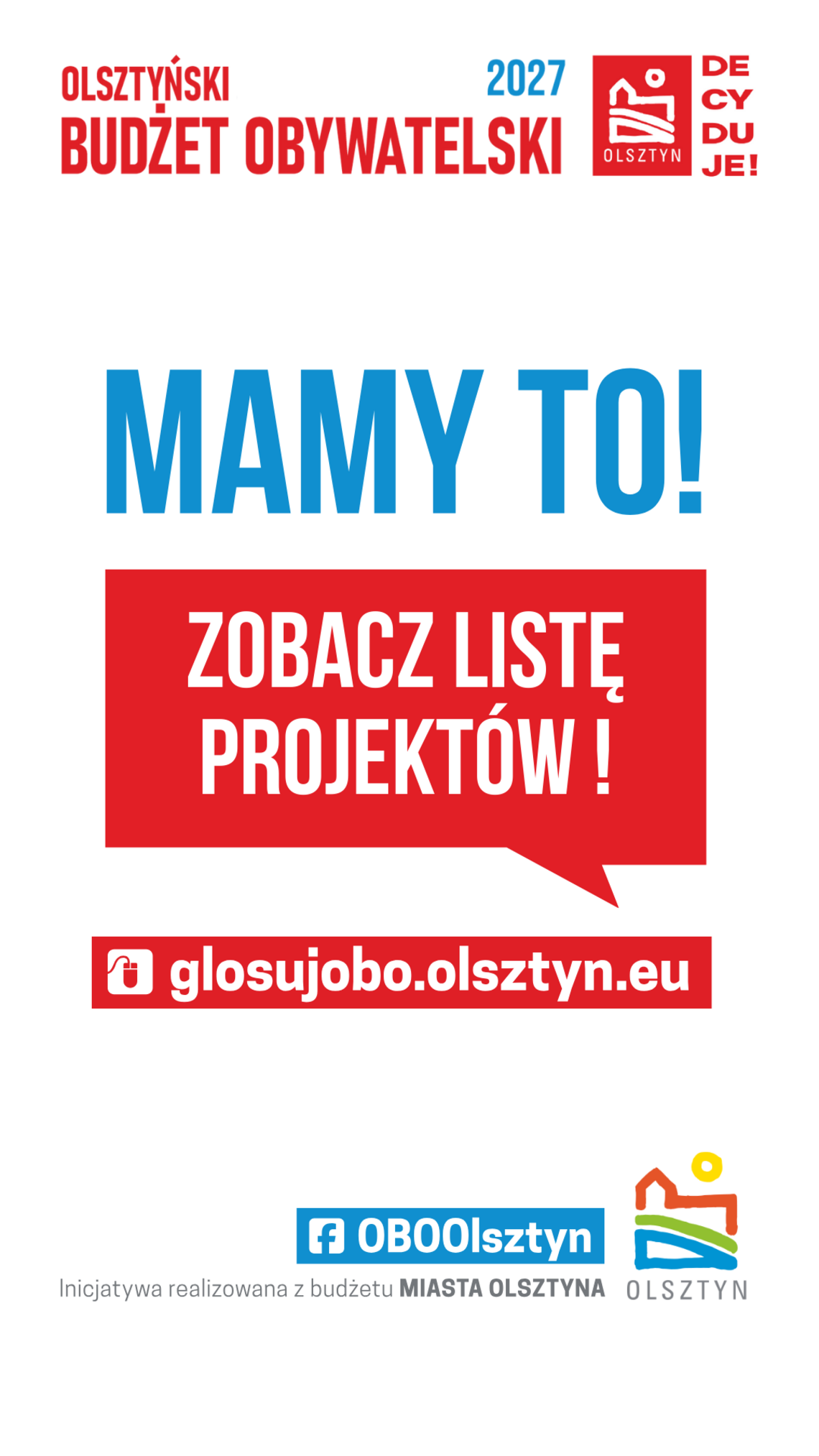 OBO 2027: znamy projekty do głosowania OBO 2027: znamy projekty do głosowania
