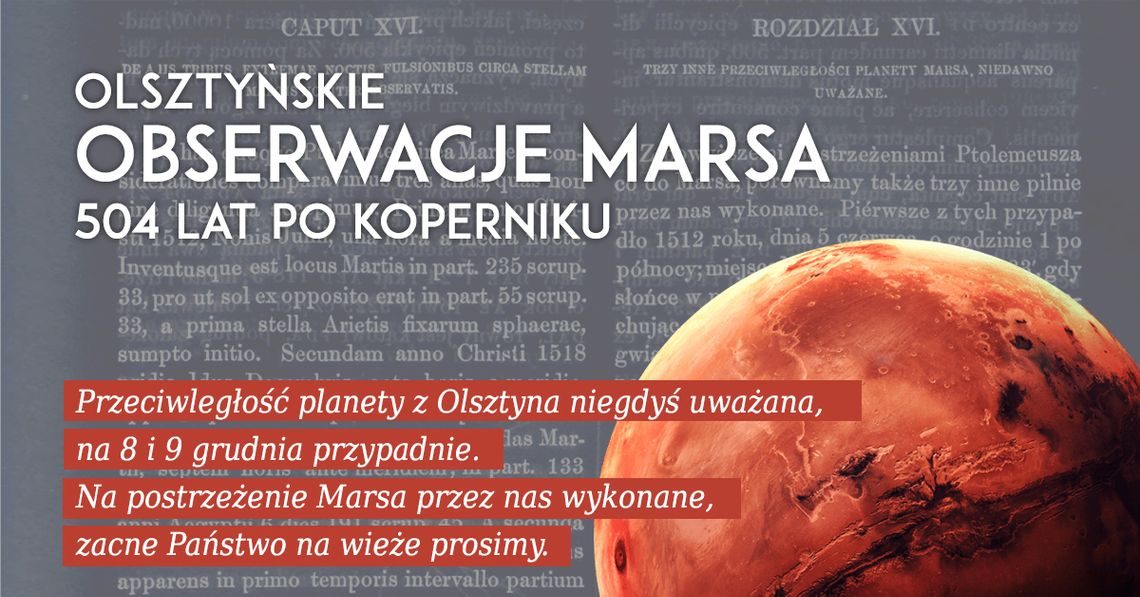 Obserwacje jak za czasów Kopernika