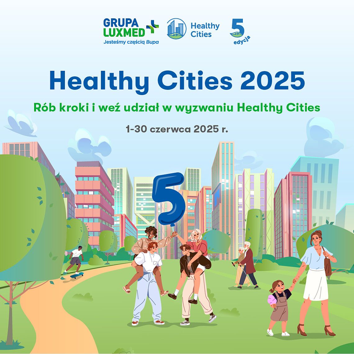 Olsztyn bierze udział w ogólnopolskim wyzwaniu Healthy Cities