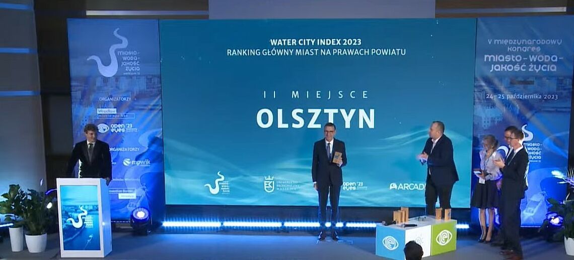 Olsztyn dobrze wykorzystuje wodę