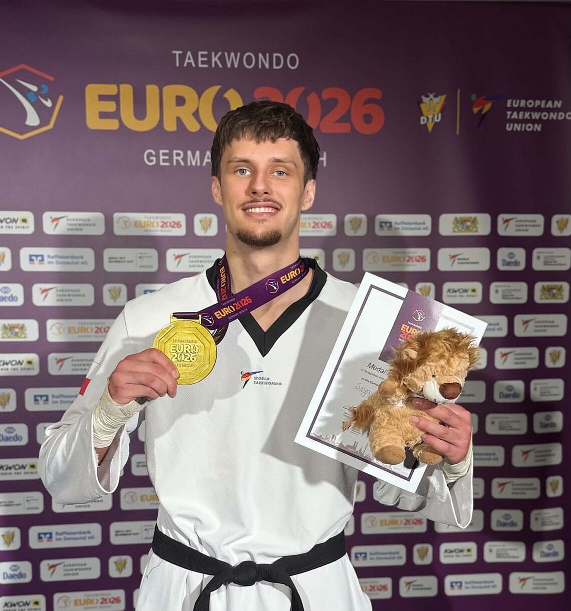 Olsztynianin mistrzem Europy w taekwondo