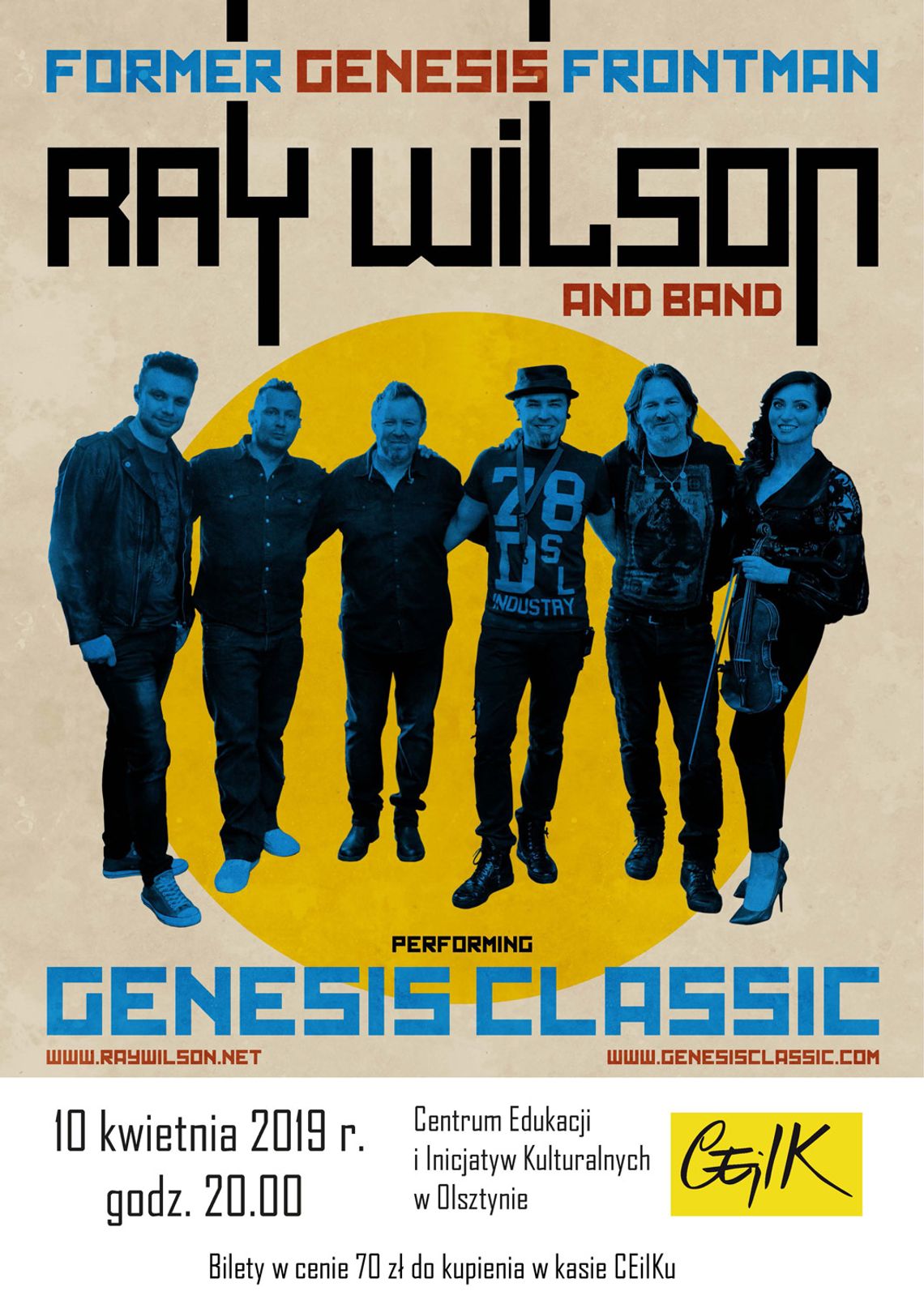 Ray Wilson "Genesis Classic" w CEiK-u