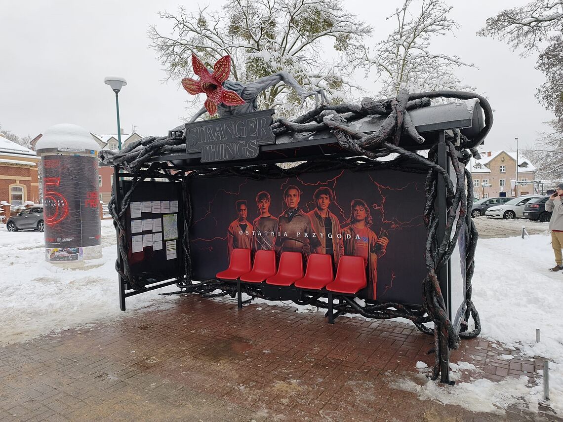 Serialowy przystanek w Olsztynie Serialowy przystanek w Olsztynie