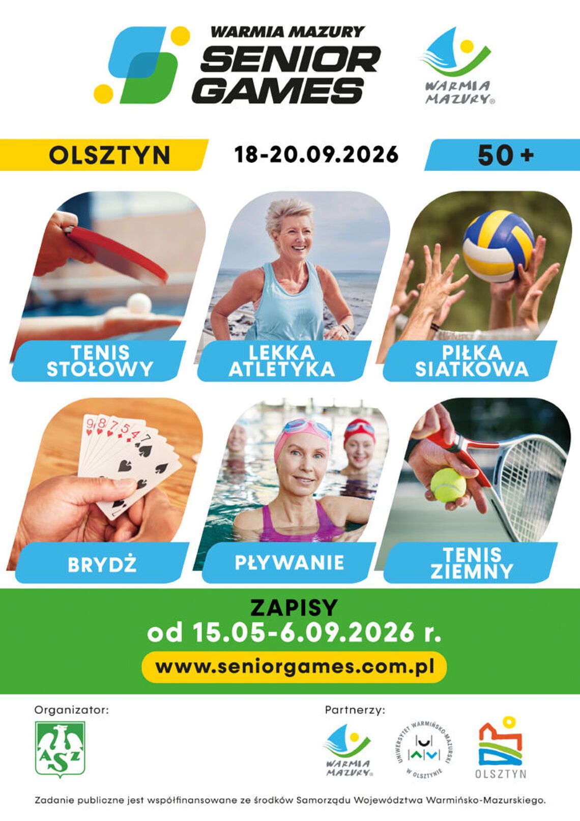 Sportowa pasja nie zagląda w PESEL. Senior Games znowu w Olsztynie