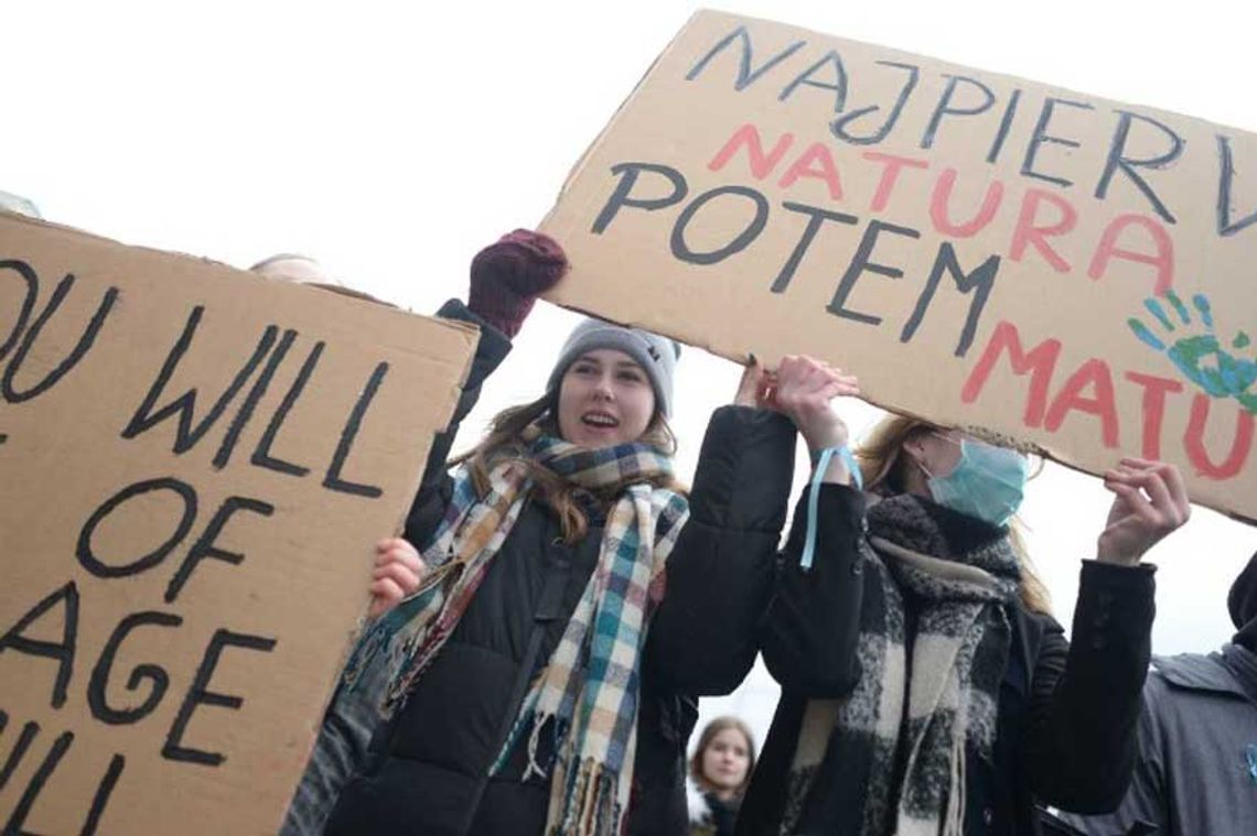 Strajk klimatyczny w Olsztynie