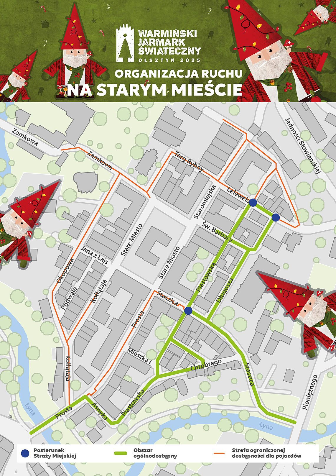 Świąteczny jarmark przejmuje centrum. Zmiany w ruchu na starówce