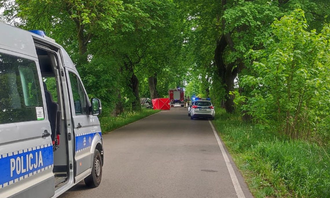 Tragiczny wypadek na trasie Barczewo - Mokiny