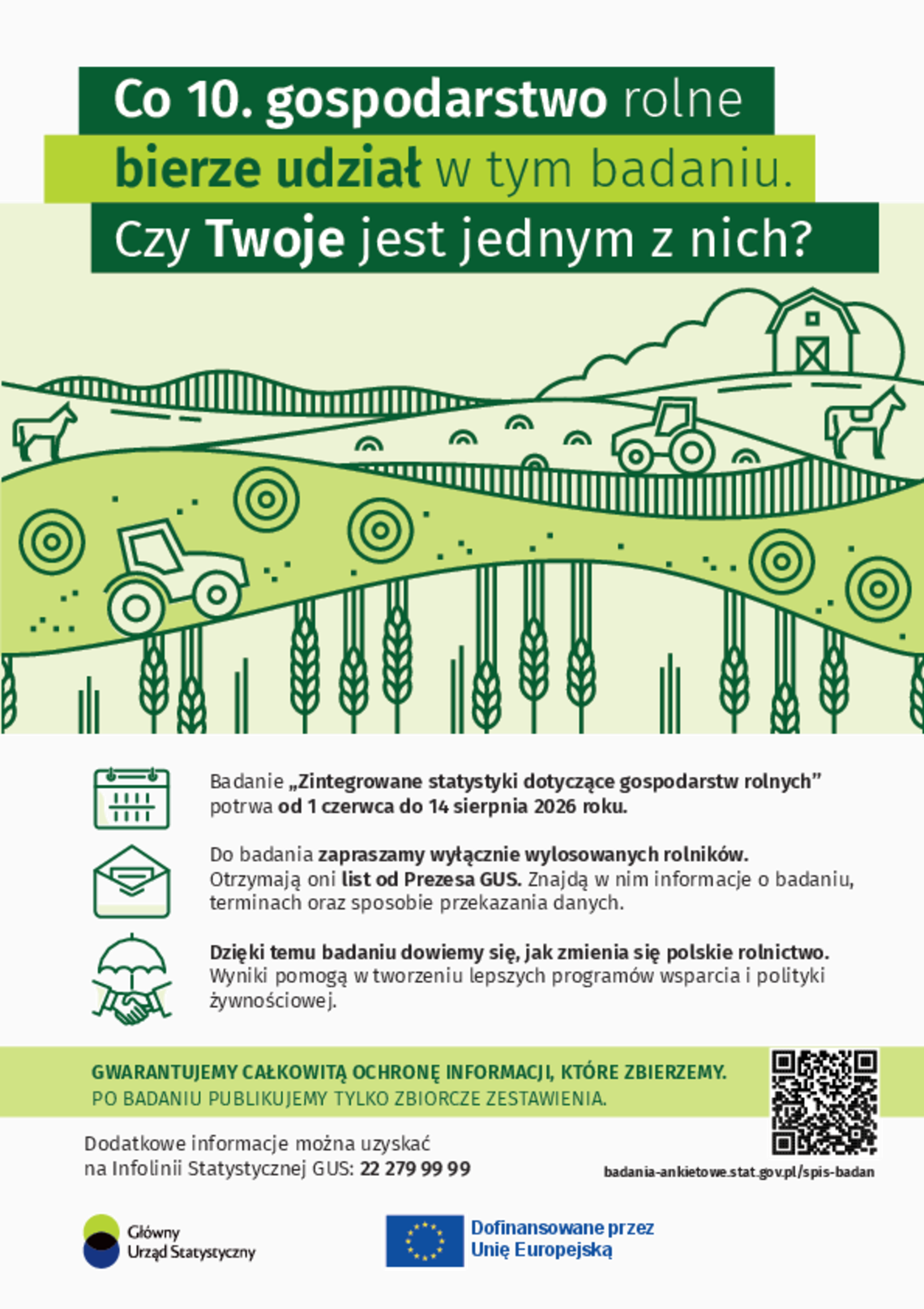 Trwa badanie statystyczne gospodarstw rolnych