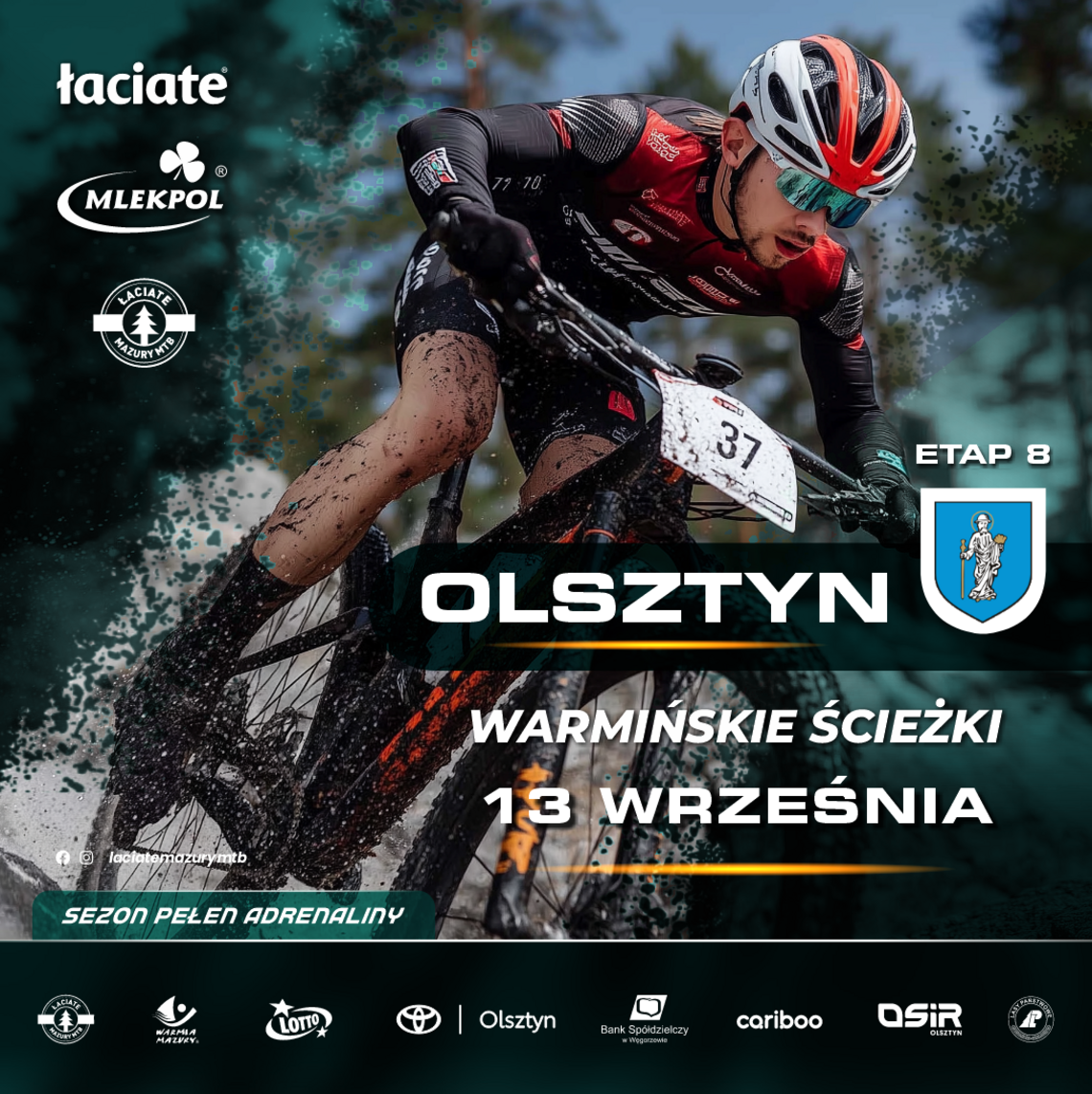 Warmińskie Ścieżki wracają. 13 września Łaciate Mazury MTB opanuje Olsztyn Warmińskie Ścieżki wracają. 13 września Łaciate Mazury MTB opanuje Olsztyn