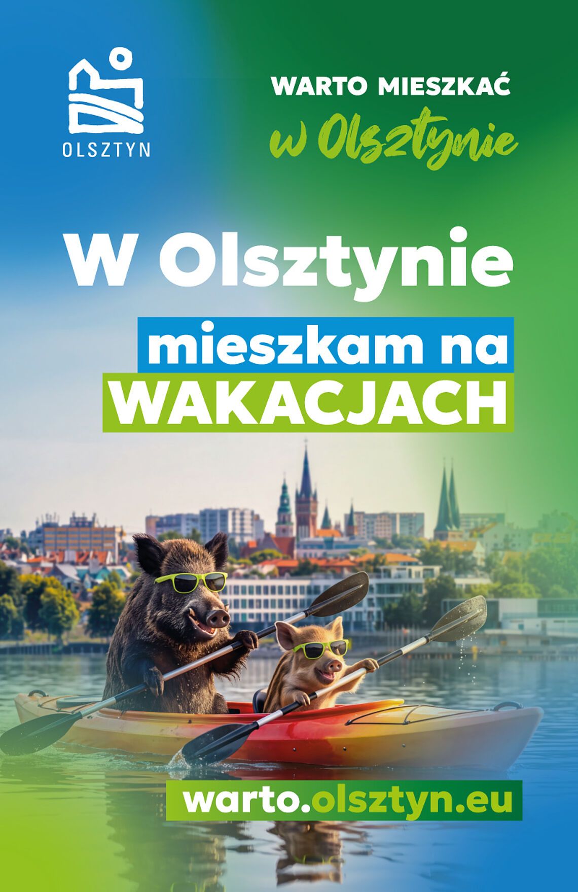 "Warto mieszkać w Olsztynie" – kolejna odsłona kampanii "Warto mieszkać w Olsztynie" – kolejna odsłona kampanii