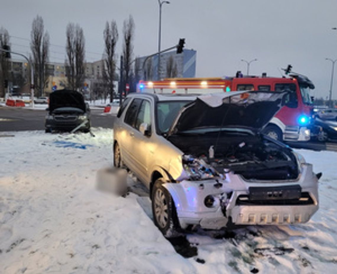 Zdarzenia drogowe na ulicach Olsztyna