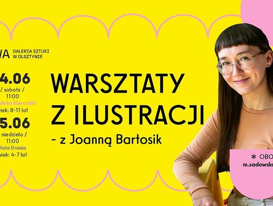 Ilustracje, dzieci i wyobraźnia – warsztaty z Joanną Bartosik w Olsztynie