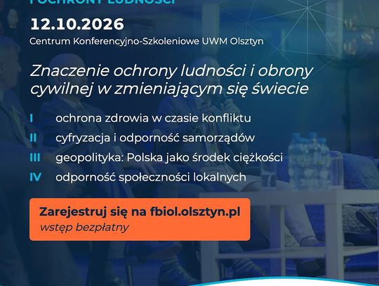 Olsztyńskie forum o bezpieczeństwie i ochronie ludności