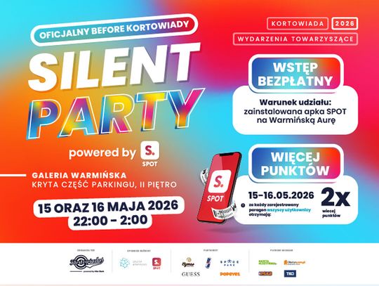 Silent Party powered by SPOT w Galerii Warmińskiej