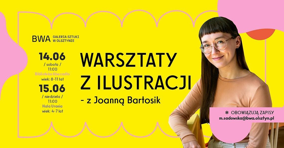 Ilustracje, dzieci i wyobraźnia – warsztaty z Joanną Bartosik w Olsztynie