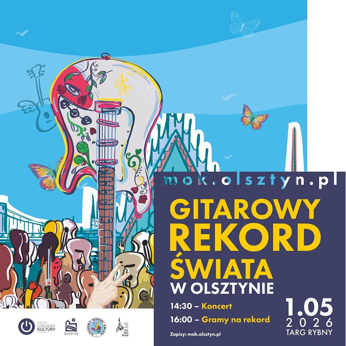 Olsztyn dołącza do bicia Gitarowego Rekordu Świata