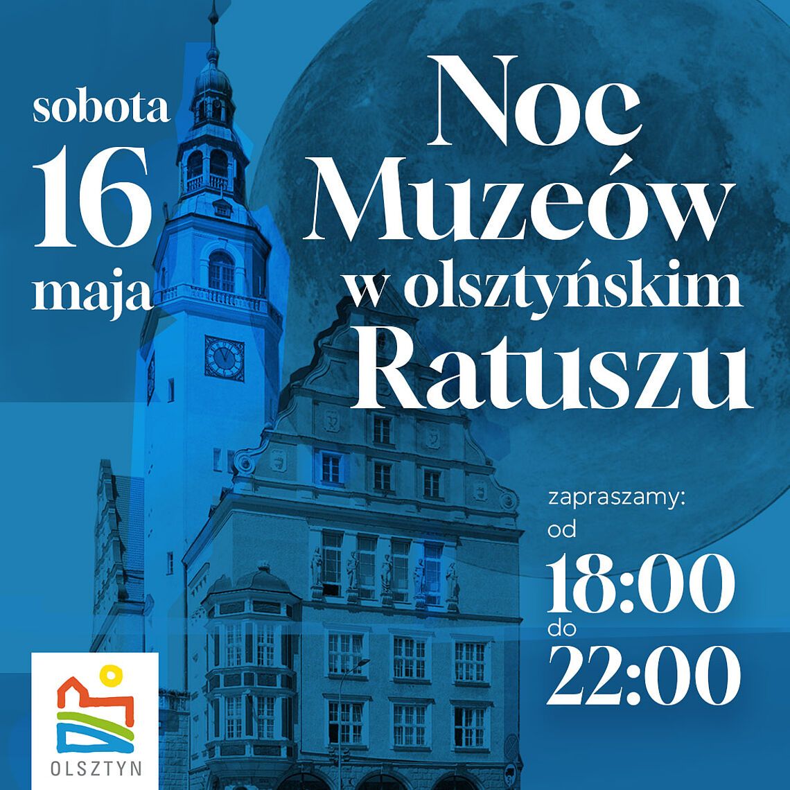Ratusz otwiera drzwi nocą