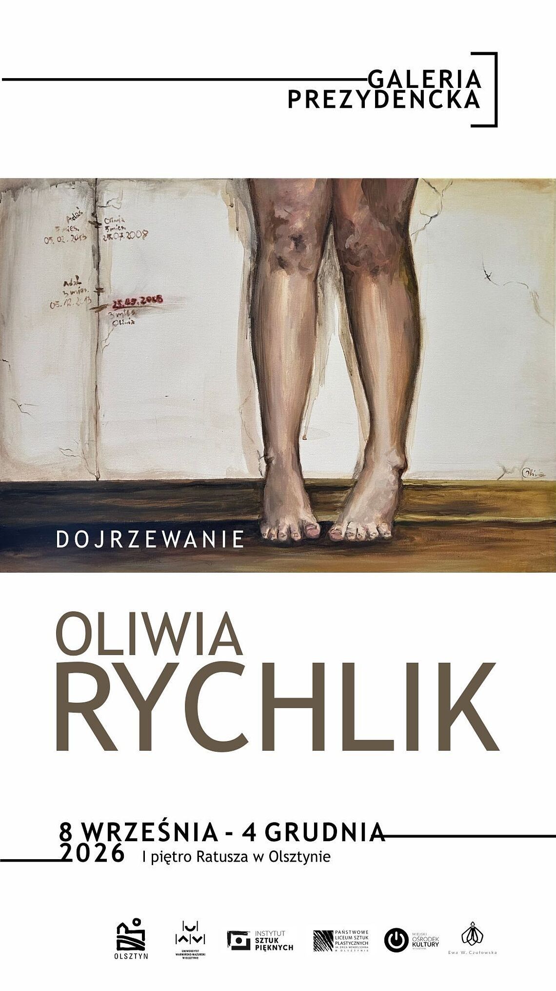 Wernisaż wystawy Oliwii Rychlik „Dojrzewanie” w Galerii Prezydenckiej Wernisaż wystawy Oliwii Rychlik „Dojrzewanie” w Galerii Prezydenckiej