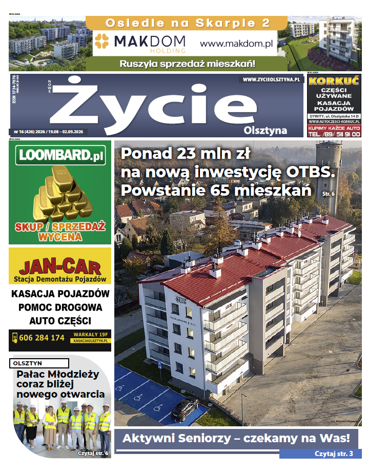 Gazeta Życie Olsztyna nr 16 (426) 2026